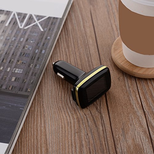 Meirun Diy TPMS,Cigarette Lighter Wireless LCD Display Digital Tire Pressure Monitoring System,Tpms System with 4 Internal Sensors for Home Motor