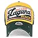 ililily Laguna Beach Vintage Distressed Trucker Hat Snapback Baseball Cap, Green