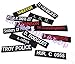 4 Inches, Custom Name Tape with Velcro / Personalized Military Name Tapes, Tactical