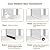 Jiaaomei Under Door Draft Stopper 39 inch,