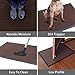 Mibao Durable Rubber Door Mat, Waterproof Non-Slip Easy Clean Low-Profile Heavy Duty Mats for Entry, Patio, High Traffic Areas (18