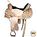 HILASON 14″ 15″ 16″ 17″ Western Horse Saddle Treeless American Leather Trail Barrel Racing Tanthumb 1