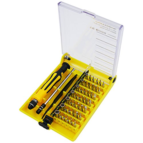 Click Here to See More Images Ilves All in 1 with 45 Bit Magnetic Precision Screwdriver Set Electronics Repair Tool Kit for Smartphone, iphone, ipad, Tablet, Laptop, PC and other Electronic Devices