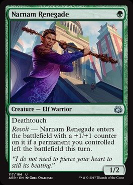 Magic: the Gathering - Narnam Renegade (117/184) - Aether Revolt