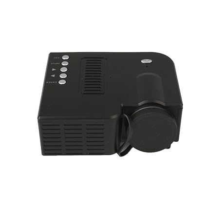 SHUNYUS (UE Plug + Black) Mini Proyector, UC28B Portable Home ...