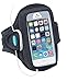 Tune Belt Armband for iPhone SE (1st Generation 2016) and iPhone 5s 5 5c 4S 4 with OtterBox Defender, Commuter or Other Large Case - for Running & Working Out - Sweat-Resistant Black