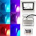 econoLed 10W RGB LED Flood Lights,Outdoor Color Changing Floodlight with Remote Control IP65 Waterproof LED Floodlight 16 Colors 4 Modes Dimmable Wall Washer Light Stage Lighting with US 3-Plug