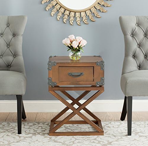 Safavieh American Homes Collection Dunstan Accent Table Autumn Leaf