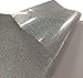 Transparent (Clear) Glitter Glossy 5-Pack of Adhesive Vinyl Sheets - 12