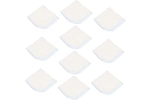 Beaupretty 10pcs Cotton Washcloths for Babies Soft Double-Layer Face Towels Chemical-Free Super Absorbent