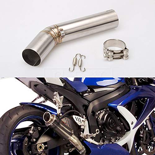 KYN Motorcycle Exhaust Muffler Middle Link Pipe for Suzuki GSXR 600 GSXR 750 GSXR 1000 GSXR600 GSXR750 GSXR1000 2008 08 k8 Slip-on
