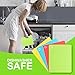 Flexible Cutting Board Mats Set, HISRAY Premium Plastic Chopping Board Easy to Clean, 4 Colored Reversible & Eco Friendly Mats with Food Icons Extra Large Size 15'' x 12'' for Kitchen Bar,BBQ,Boat,RV