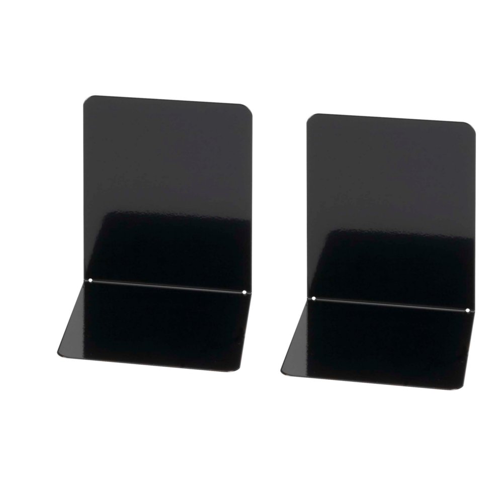 Wedo 102 1101 2-Piece Medium Bookend Set - Black