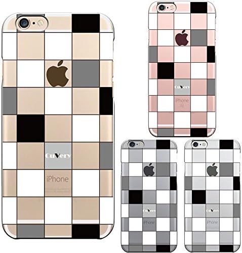 Iphone6 Iphone6s Case Anti-Scratch Clear Back CuVery block check white black