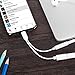 for iPhone Headphone Adapter Connect to 3.5mm Headphone Aux Audio Charge Jack for iPhone X/XS/XSMax/XR/8/8 Plus/7/7Plus Chargers Power Adapters Support Music and Charger Compatible iOS12 System White