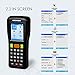 NADAMOO Wireless Barcode Scanner 1D Cordless Data Collector Handheld Portable Data Terminal Inventory Device USB Laser Barcode Scanner with LCD Screen