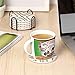 LIFVER Porcelain Coffee Mugs Set, Retro Nostalgic Mug for Housewarming Gift, 11 Ounces, Set of 4