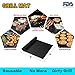 Lefu Mae BBQ Oven Gloves Heat Resistant, Meat Thermometer, Meat Shredder Claw and BBQ Grill Mat (4 in 1) BBQ Grilling Tool Accessory for Indoor Outdoor Cooking with Gift Box