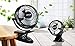 OPOLAR F801B USB Operated Clip on Fan with Two Settings and Fully Adjustable Head Personal Cooling Fan
