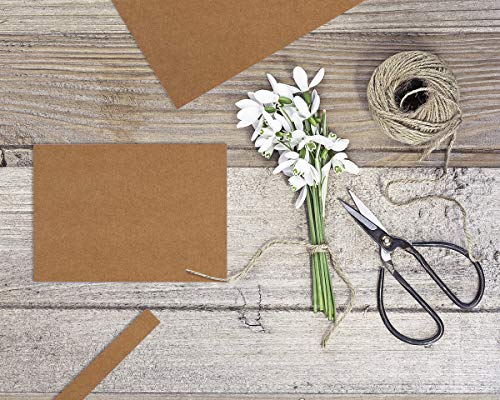 image for Sustainable Greetings Kraft Cardstock - 50-Pack Letter Sized Heavyweig