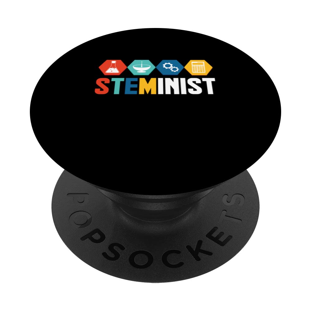 Steminist Graphic Coder Programmer Computer Geek Pc Nerd PopSockets Swappable PopGrip