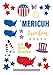 American Patriotic Temporary Tattoos 50+ Designs - Great for Halloween, 4th of July, Kids & Adults!