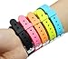 Seeme Colorful Waterproof Replacement Band for Xiaomi Wireless Wristband Bracelet (No Activity Tracker) (Black)