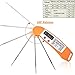 Instant Read Digital Meat Thermometer with Folding Stainless Probe for Oven Food, Meat, Grilling, Milk, Candy, BBQ and Cooking