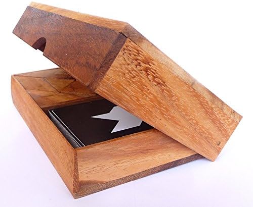 Logica Puzzles Art. Double Tangram - Wooden Brain Teaser - 65 Puzzles in 1 - Card Box - Puzzle for 1 or 2 Players - Euclide Collection - Image 3