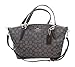 COACH F27582 Outline Signature Small Kelsey Crossbody Satchel Bag Black Smoke/Black