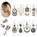 8 Pairs Boho Earrings for Women Vintage Drop Dangle Earrings Set Indian Retro Boho Ear Accessories for Women Girls Gifts(Vibrant Style)