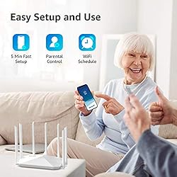 Gigabit WiFi Router, Dual Band Smart Wireless