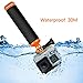 Floating Hand Grip for GoPro Hero5 4 Session/hero4/3+/3/2/1 and other Action Camera - EREACH Handle Grip & Handle Free Mount Accessories Kit & Water Sport Pole for Sport Camera