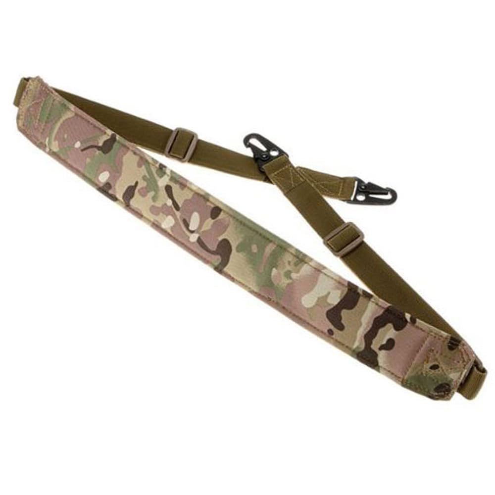 Camouflage 2 Point Tactical Rifle Gun Sling Adjustable Airsoft Camo Strap