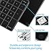 VOAMOKO New USB Type-C Wireless Bluetooth 34 Numeric Keypad with USB Hub for MacBook Pro, Air, iPad, Windows Surface, Android - External Number Pad for Laptop Tablets USB-C - Extended Battery Life