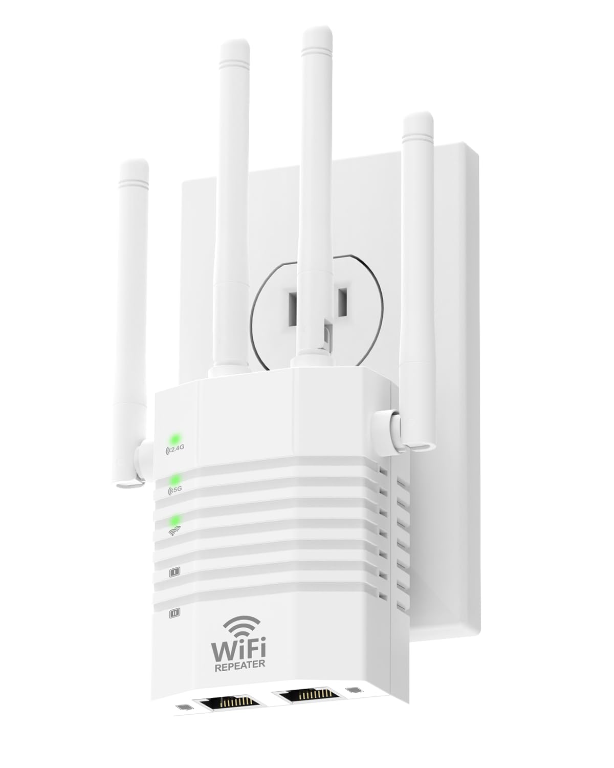 Photo 1 of WiFi Extenders Signal Booster Up to 12880 sq. ft and 105 Devices,Easy Setup Assistant Provides Quick,WiFi Booster with Dual Band 5GHz/2.4GHz, Long Range WiFi Extender with One Ethernet Port