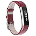 Henoda Replacemnt Leather Bands Compatible with Fitbit Alta/Fitbit Alta HR, Classic Genuine Leather Wristband, Small Large, No Tracker