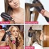 Hair Dryer Brush, Hot Air Brush, 4-in-1 Negative Ionic Hair Blow Dryer Brush for All Hair Types, Multifunctional Hot Air…