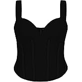GUESS womens Eco Sleeveless Jadore Corset Top