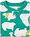 Simple Joys by Carter's Baby Boys' 3-Pack Loose Fit Flame Resistant Fleece Footed Pajamas, Charcoal Superhero/Green Polar Bear/Navy Tiger, 18 Months