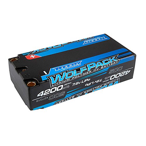 Wolfpack HV-LiPo 4200mAh 50C 7.6V, Shorty 27318
