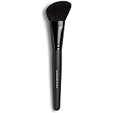 bareMinerals Blooming Makeup Blush Brush with Synthetic Fibers, Angled for Blushes + Bronzers, Blend Loose + Pressed Powders, Vegan Makeup Brush
