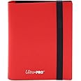 Ultra Pro E-15367 Eclipse 2 Pocket Pro Binder-Apple Red, 80-Card Display Album, Made of Polyvinyl Chloride, Acid-Free, Archival-Safe Materials