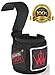 Power Weight Lifting Hooks - Best Weightlifting Strap Hooks for Gym Training Workout Like Deadlift & Shrugs - Ultimate Grips Powerlifting Hook with Cushioned Neoprene Wrist Straps - Comes in Pair