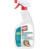 Max Strip Painter's Prep Pre-Painting Surface Cleaner Spray, 22 fl oz | Fast-acting surface prep cleaner. Cleans grease, oil, dirt, stains, adhesive residue &amp; paint splashes before painting.