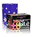 Framar Purple Stars Aluminum Foil Roll, Hair Foils For Highlighting - Medium 1600 ft