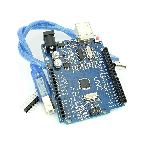 Optimus Electric 5pcs UNO R3 Micro Controller Board Compatible with Arduino with ATmega328P and CH340 Development Board for Arduino IDE with USB Cable by