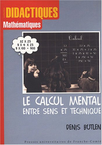 Le  calcul mental entre sens et technique