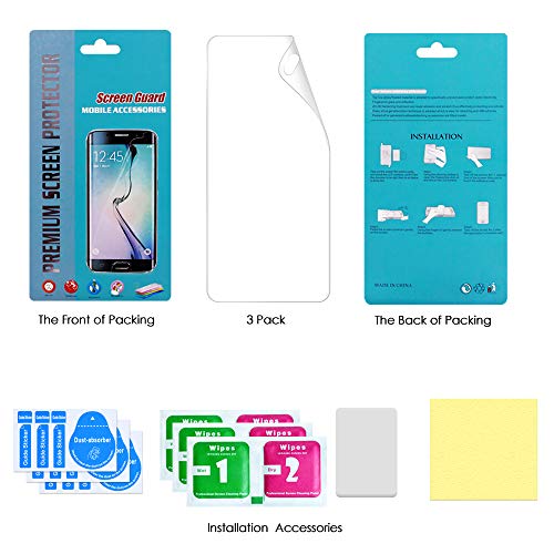 Qoosea Compatible with Samsung Galaxy S10 Plus Screen Protector [3 Pack] Support in-Display Fingerprint Sensor Ultra-Thin HD Transparency Anti Scratch Resistant Explosion-Proof Protective Film - Thumbnail 6