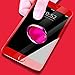 Red Screen Protector for iPhone 7 Plus, Anskp Soft Edge Tempered Glass Screen Protector Full Coverage for iPhone 7 Plus